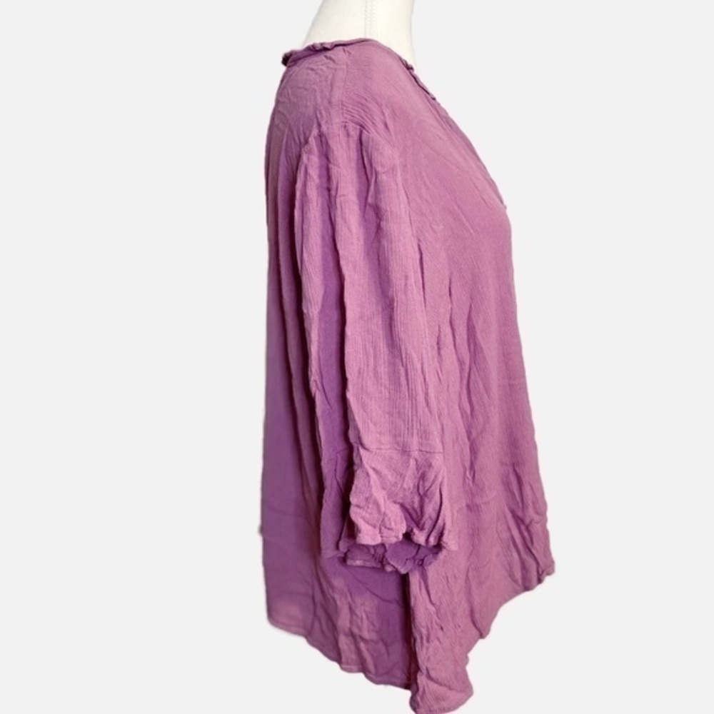 Modcloth Lavender Button Down Top - image 3